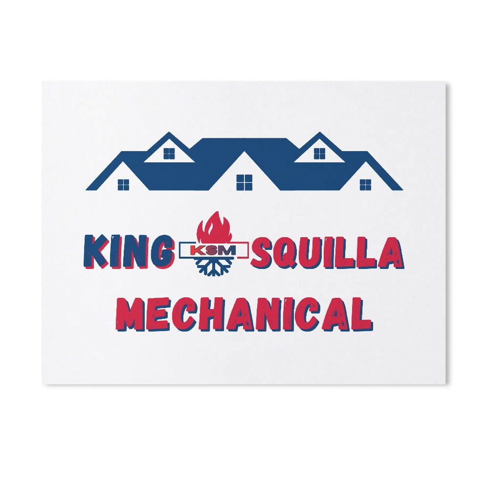 KSM Light Logo Canvas Print - Multiple Sizes No Frame - King Squilla Mechanical