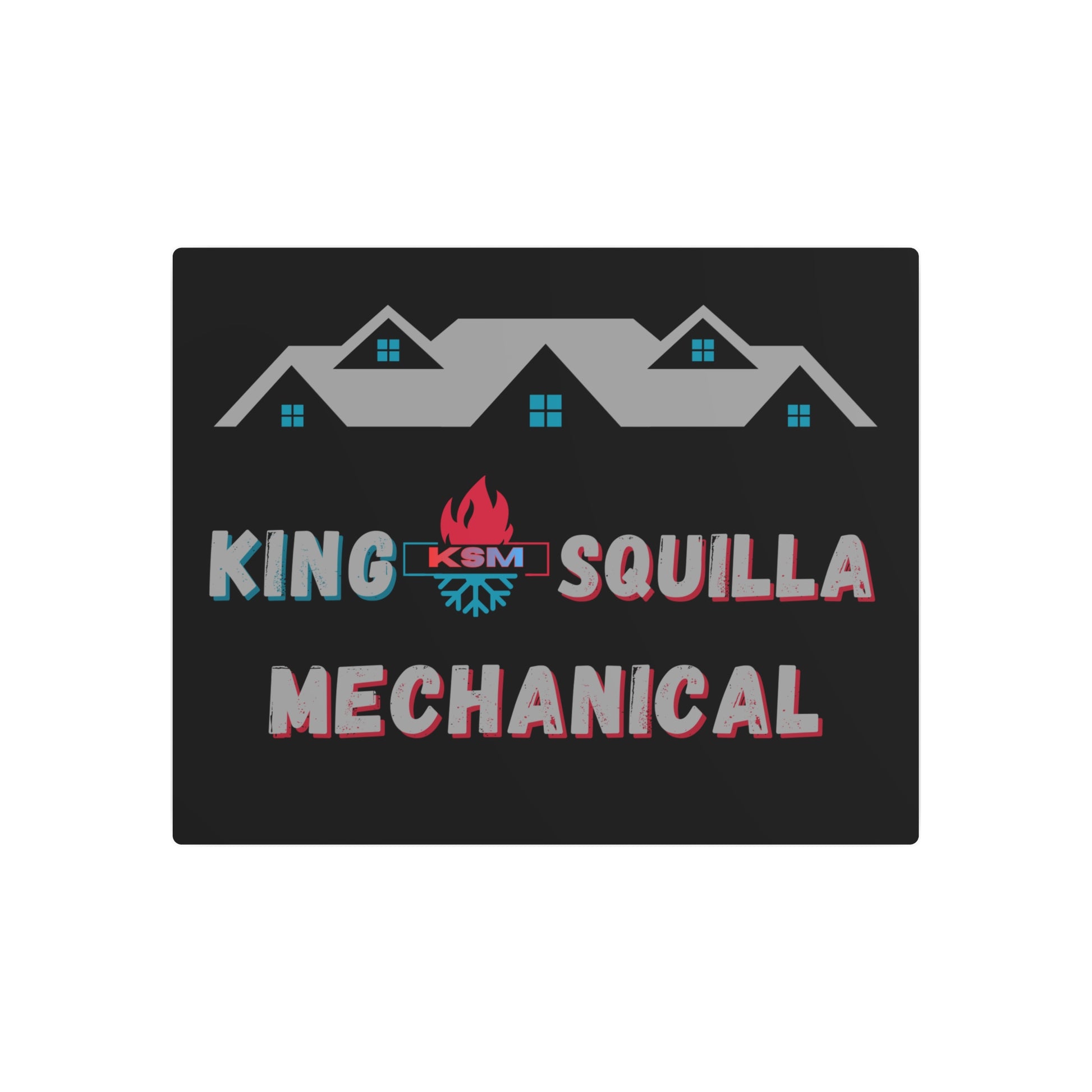 KSM Metal Sign - Logo Wall Art - King Squilla Mechanical
