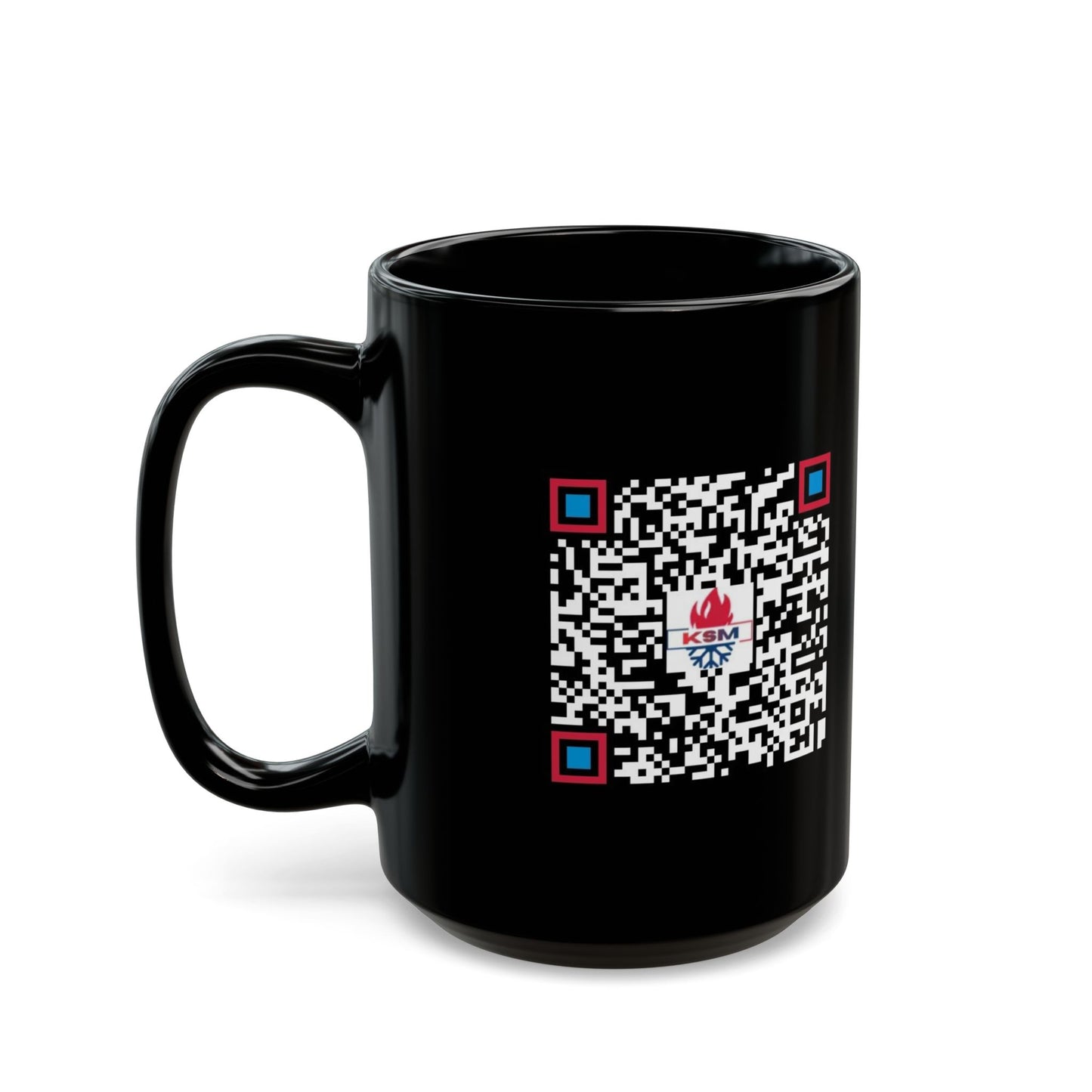 KSM Coffee Mug — Black Ceramic - King Squilla Mechanical