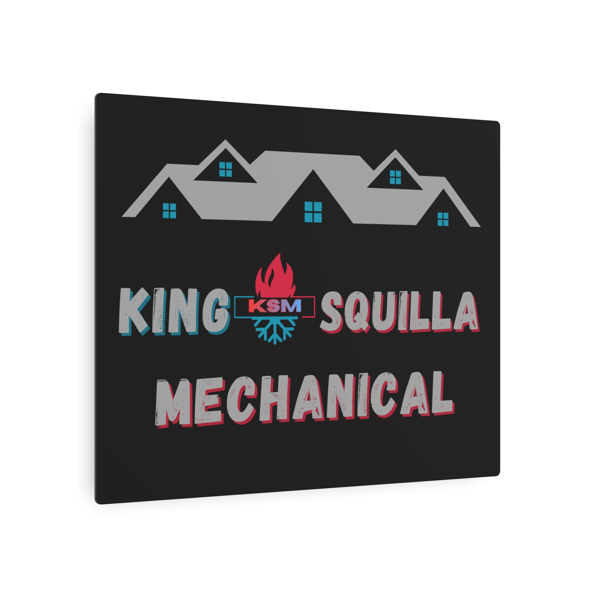 KSM Metal Sign - Logo Wall Art - King Squilla Mechanical