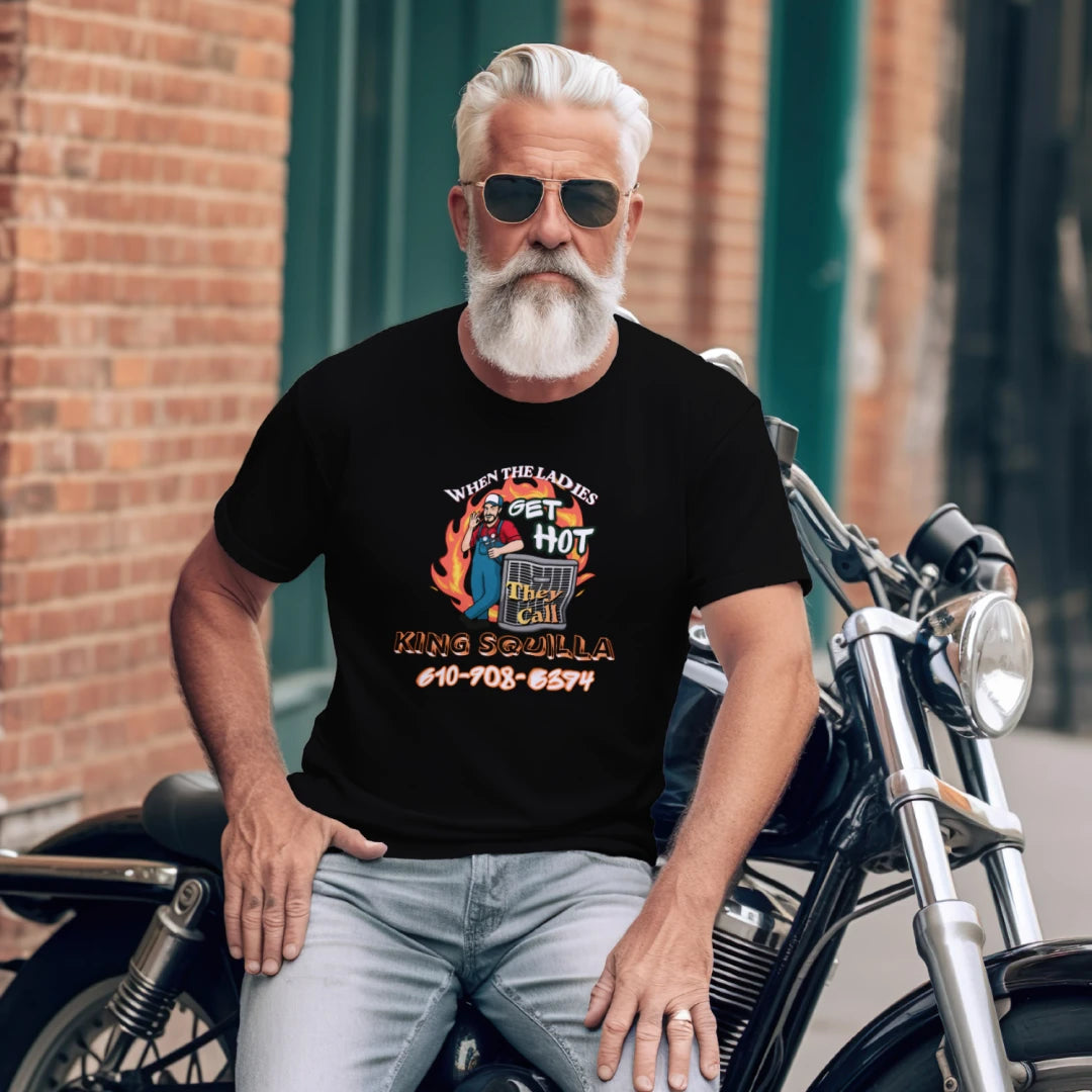 KSM Dark Hot Ladies Gildan G500 T-Shirt - King Squilla Mechanical