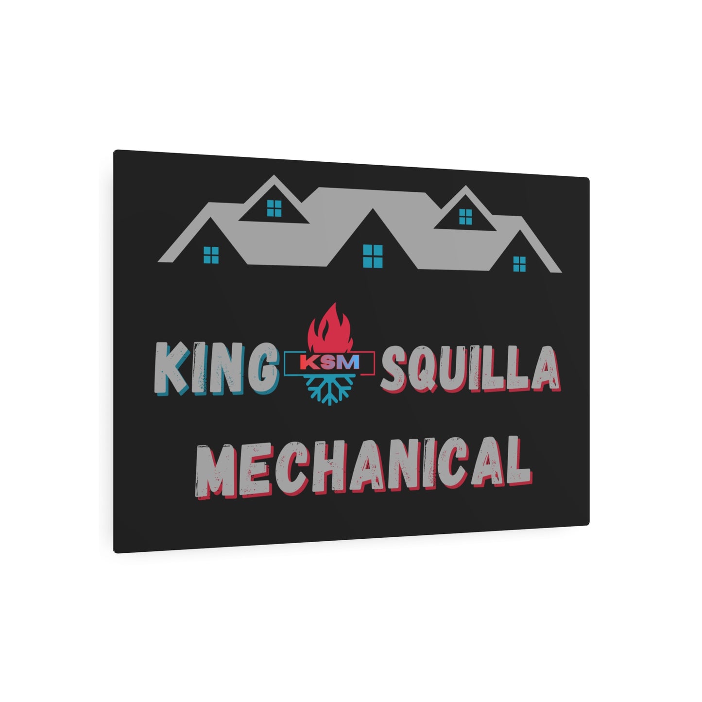 KSM Metal Sign - Logo Wall Art - King Squilla Mechanical