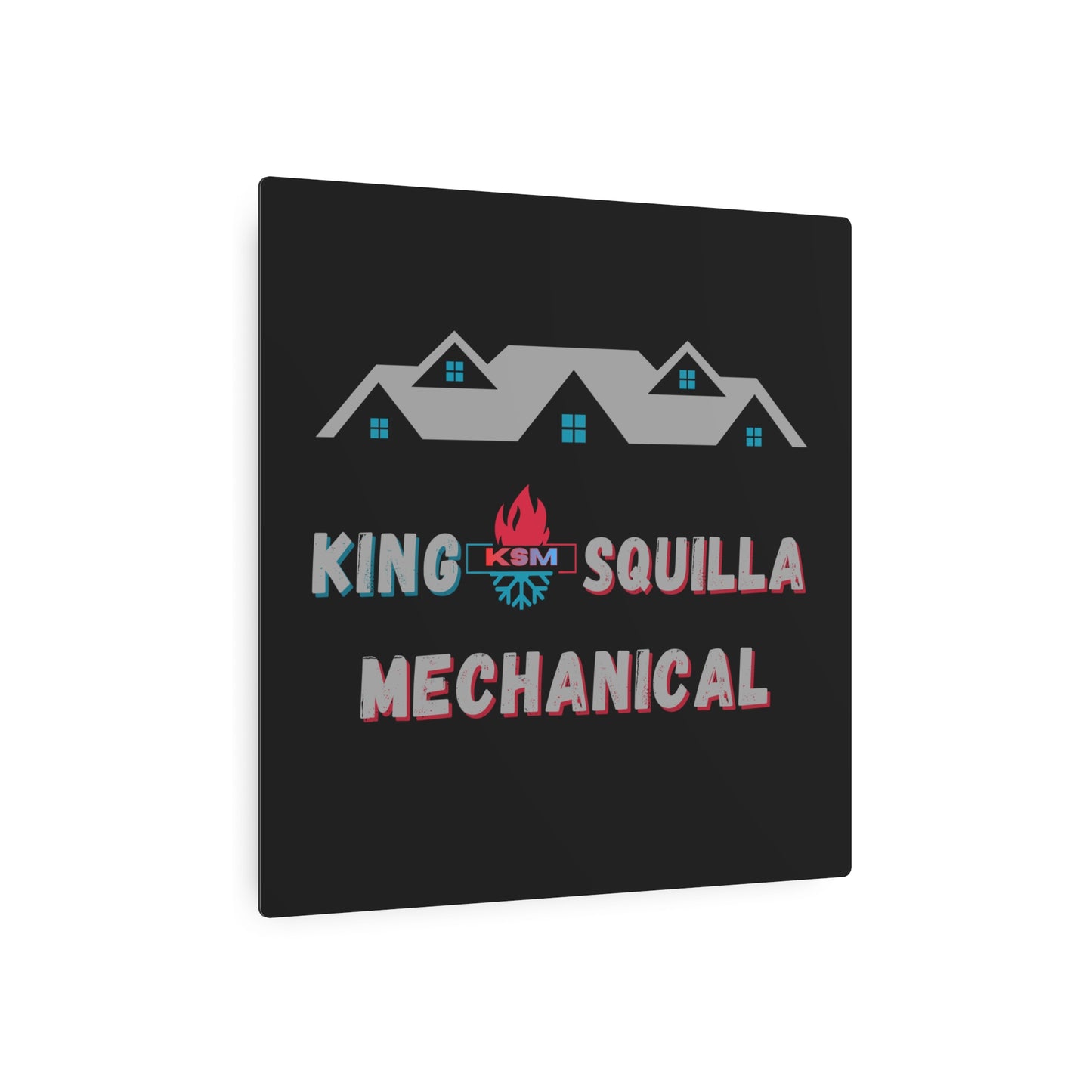 KSM Metal Sign - Logo Wall Art - King Squilla Mechanical