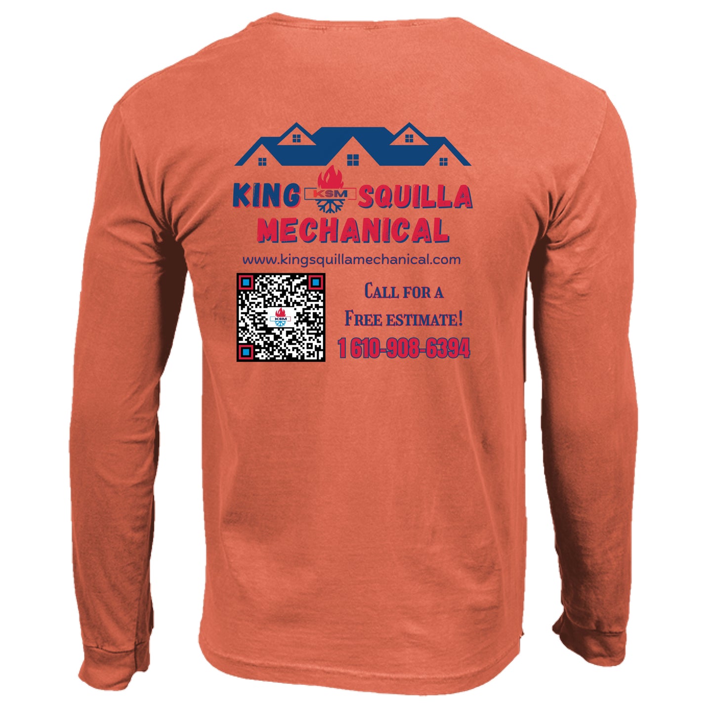 NEON RED ORANGE - BACK